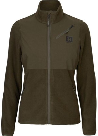 Härkila Fjell Fleece Jacket Women Hunting Green/Willow Green - Mellomlag og Fleecetrøyer