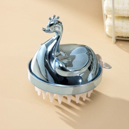 TG Massage Hårtvättborste Meridian Massage Kam Blå