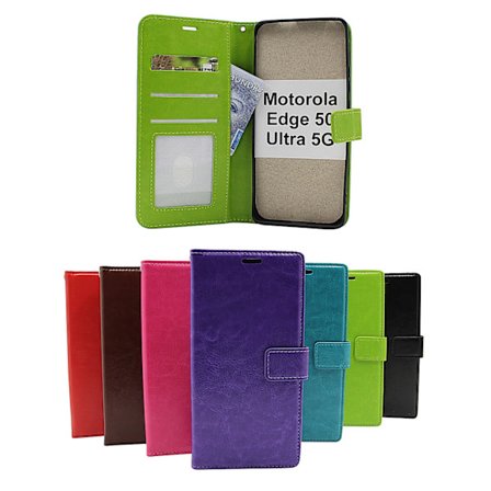 Crazy Horse Motorola Edge 50 Ultra 5G Plånboksfodral