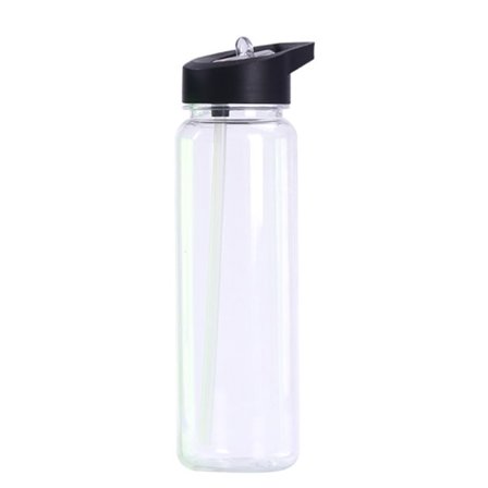 Water Bottle Plastic Leakproof Sport Portable Drinking Cup Black black