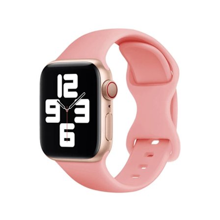 Silikoninen rannekoru Apple Watchille 38/40/41 mm Pinkki S