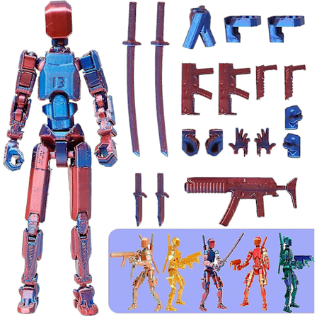 T13 Action Figur, Titan 13 Action Figur 3D Titans Figur, 3D Printet Action Figur Nova 13 Action Figur, Multi-Artikulære Action Figurer