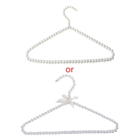 Plast imitert perle kleshenger Sløyfe Kjole Kåpe Oppbevaringsorganer Tørrstativ for barn Barn Kjæledyr