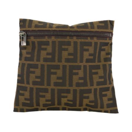 Fendi Vintage, Pre-owned Clutch bag Bruin, Dames, Maat:ONE Size,Canvas