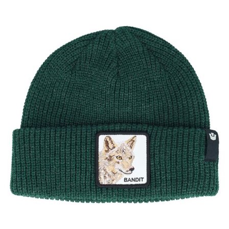 Goorin - Grön cuff Beanie - The Bandit Beanie Guard Dark Green Cuff @ Hatstore