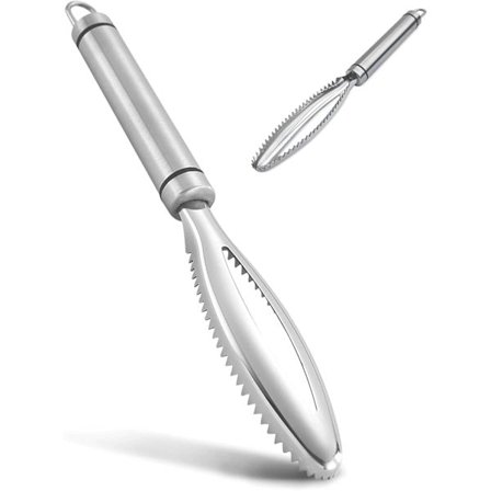 Fiskfjells, Profesjonell 304 rustfritt stål fiskeskraper, Kitc