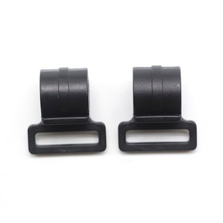 Camping Fortelt Kroge - 20 Pak Plast Telte Kroge Plast Kroge Plast Hængende Kroge Udendørs Camping Plast Kroge (Sort)