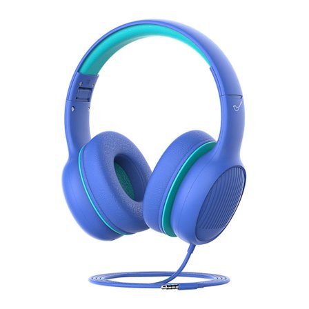 Hørselvern for barn, kablede hodetelefoner for barn med justerbar hodebøyle