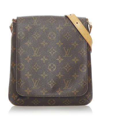 Louis Vuitton Vintage Pre-owned Monogram Musette Salsa Short Strap Canvas , Bruin , Dames , Maat: ONE Size Vintage Tassen