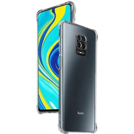 Xiaomi Redmi Note 9 Stötdämpande Silikon Skal Shockr Transparent