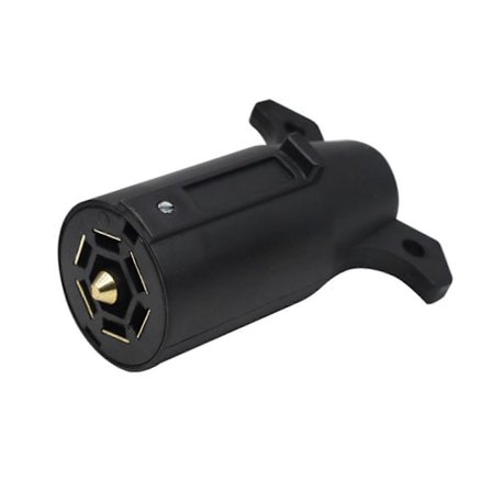 Vanntett 7-pins kontakt tilhenger campingvogn elektrisk adapter sokkel kontakt