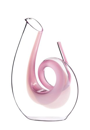 Riedel Karaff Curly Pink Serveringstillbehör Transparant 26,5 CM