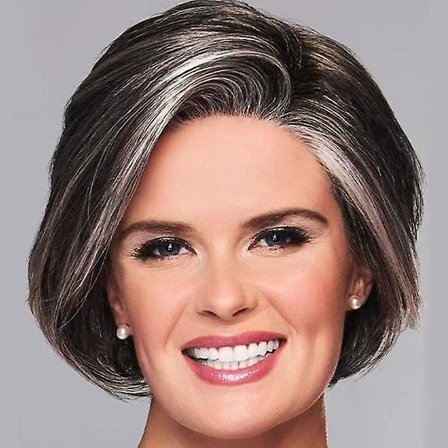 TG Benvitt Lekfullt Kort Hår, Peruk, Kvinna