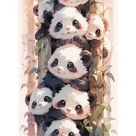 30x40cm 5D DIY Diamantmaleri Full, Søte Dyr Serie#D, DIY Diamant Rhinestone