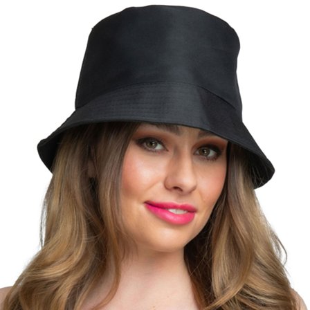 80-tals Solhatt Svart