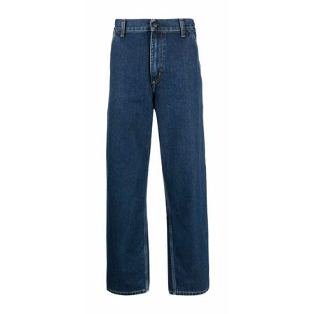 Carhartt Wip, Straight Jeans Blauw, Heren, Maat:W30