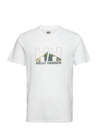 Nord Graphic T-Shirt T-shirt Hvid Helly Hansen