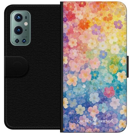 Yhteensopiva Lompakkokotelo OnePlus OnePlus 9 Pro Cactus and Friends – RainbowBloom