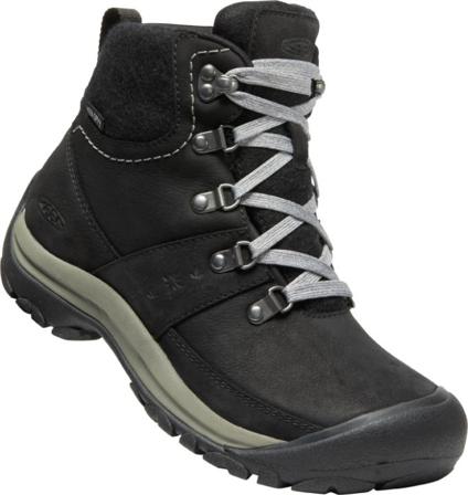 Keen Footwear - Keen Kaci III Winter Mid Waterproof - Naisten - talvikenkä - Musta/harmaa- Vaellus- ja Trekkingkengät - Naisten