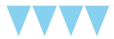 Vimpelgirlang Baby Blue 10 m