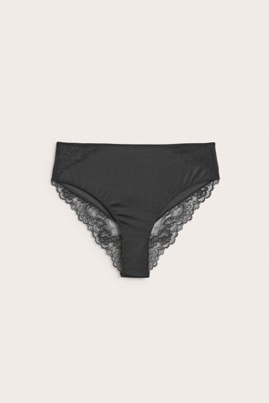 Kappahl | Majtki z koronkową krawędzią | Czarne