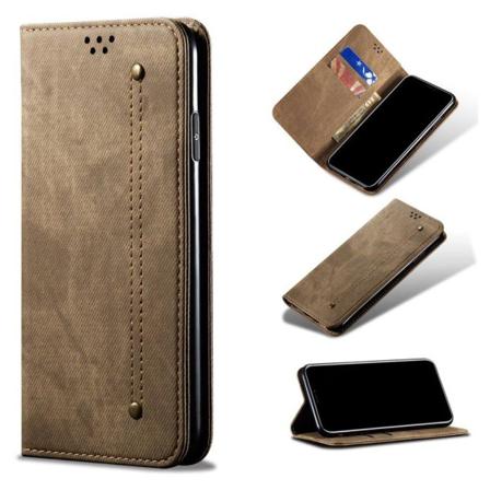 Jeans Xiaomi Redmi K20 Pro Flip kotelot - Khaki Beige
