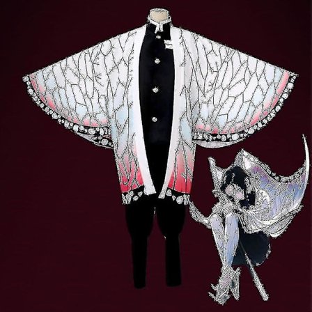 4-14 år Barndräkt Anime Outfits-r