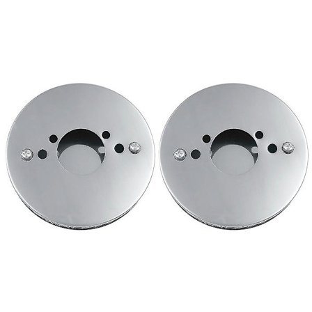 2 stk Bil Krom Pannekakeløft Luftfilter For Alle 1 Tomme Su Hs4 Forgassere 14x3cm