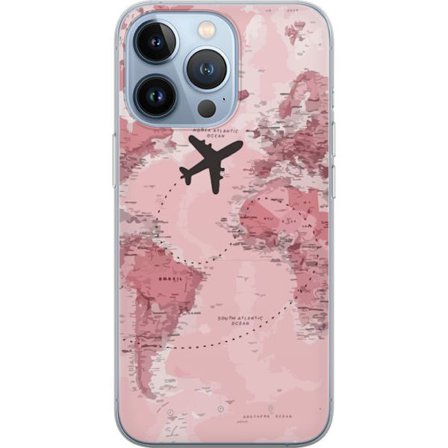 Kompatibelt Mobilskal till Apple Apple iPhone 13 Pro Travel Map