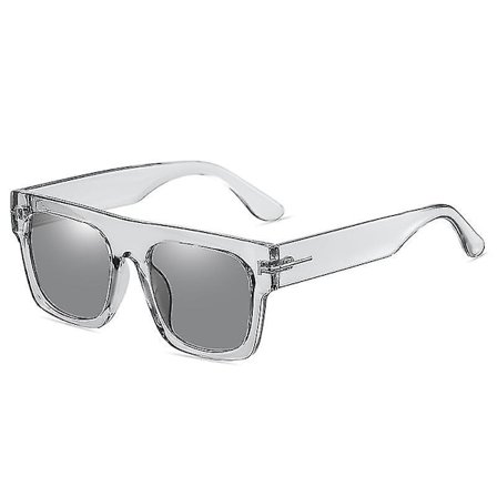 Retro firkantede brillestel til mænd og kvinder - Vintage transparente computerskærmbriller til mænd - Oversize stel - Nye solbriller (FMY)