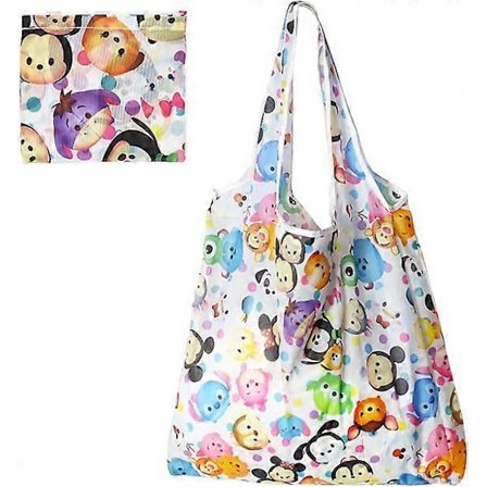 Sammenleggbar, miljøvennlig handlepose, vanntett tote handlepose, gjenbrukbar handlepose, handlepose i stoff for dagligvarehandel, reiser og piknik