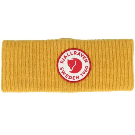 Fjällräven - Gul headband Beanie - 1960 Logo Mustard Yellow Headband @ Hatstore
