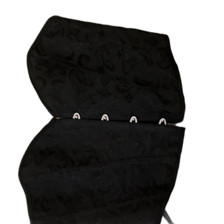 Svart korsett med snörning