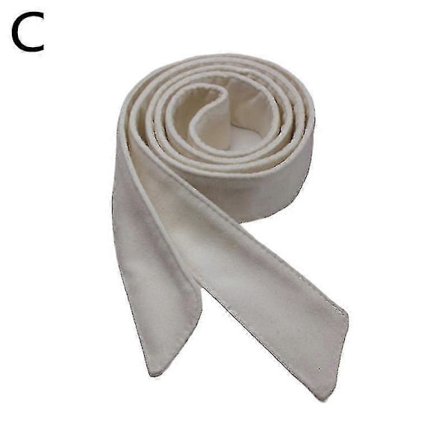 Höst-Vinter Damkappa Bälte Dekorativt Brett Bälte Med Dubbelsidigt Ullkappa Bälten Accessoar Färg: Vit