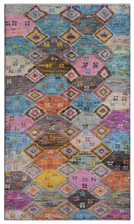 Annodato A Mano Moroccan Berber - Afghanistan 81X149 Tappeto Di Lana Rosso Scuro/Grigio Scuro Piccolo