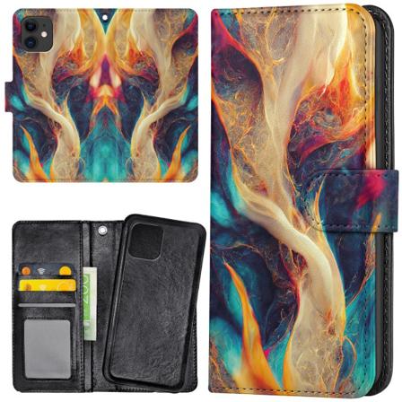 iPhone 12/12 Pro - Lompakkokotelo/Kuoret Abstrakti Kuvio
