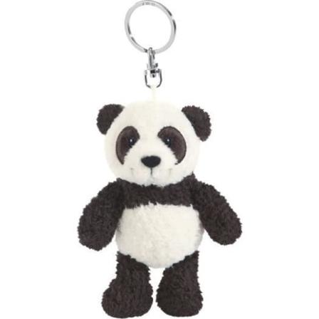 Nici Pandan avaimenperä Junior pehmeä 10 cm musta/valkoinen