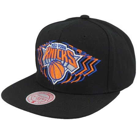 Mitchell & Ness - NBA - Black - snapback - Cap - New York Knicks Team Vibes Black Snapback - Hatstore