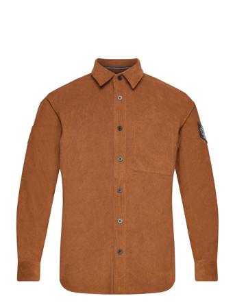 Reg Fit Corduroy Shirt Calvin Klein Jeans Brown