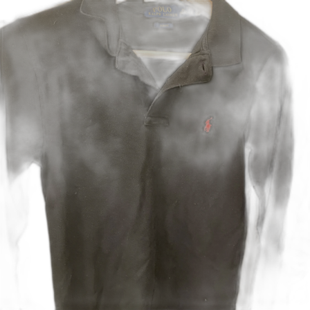 Svart långärmad pikétröja från Ralph Lauren