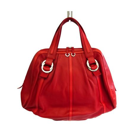 Bvlgari Vintage Pre-owned Tas , Rood , Dames , Maat: ONE Size Vintage Tassen