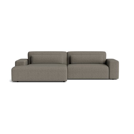 Messina XL Chaiselong Sofa, Venstrevendt, Mito Grå, Rummelig hjørnesofa, 302x171x80cm - Komfortabel og stilfuld chaiselong sofa med slidstærkt 