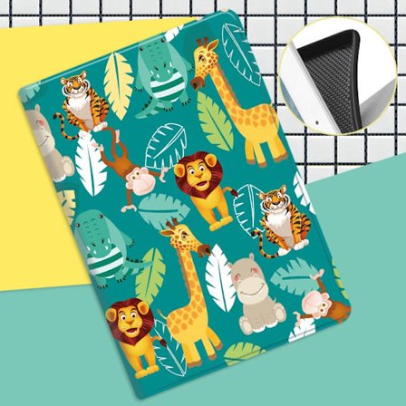 Stilrent fodral för iPad 10:e generationen 10,9" Skogsdjur Mini