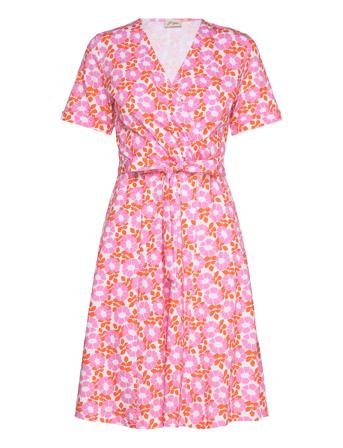 Alberta Polvipituinen Mekko Pink Jumperfabriken