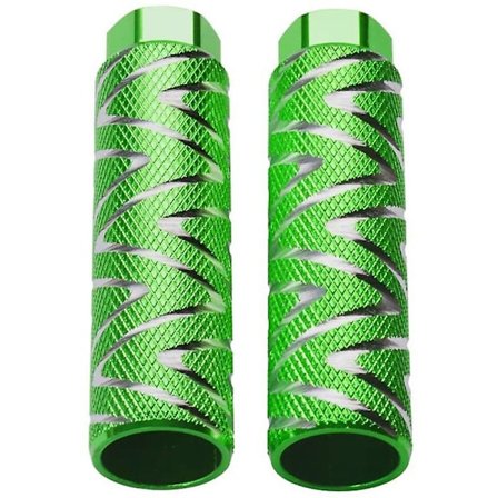 2 stk. Aluminiumlegerings sykkelpigger BMX-pedaler passer til 3/8 tommers aksler Sykkel bakpedaler