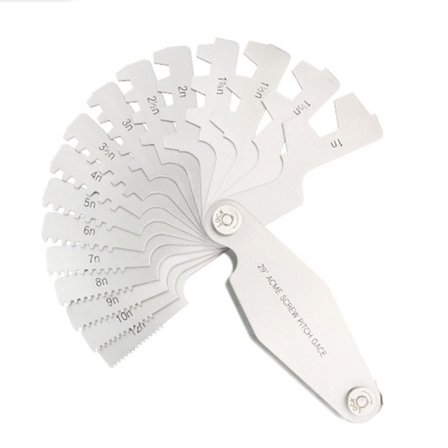 Acme skruestigningsmåler gjengestigningsmåleverktøy T-gjenge