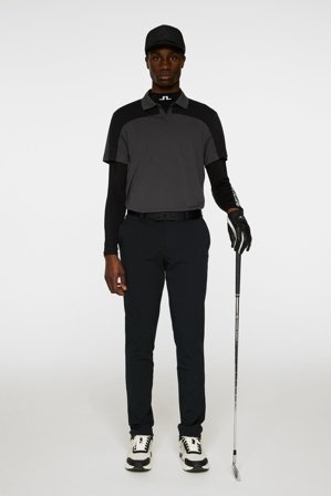 J.Lindeberg - Anders Polo - Golf - Black - Men - L
