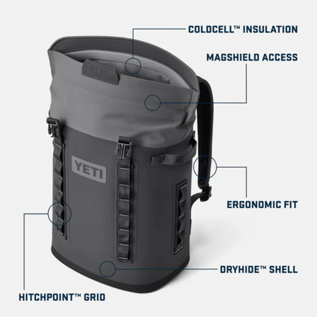 Yeti Hopper Backpack M20 Soft Cooler Charcoal