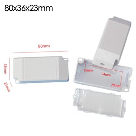 Elektronisk projektboks Vandtæt dæksel Projekt 80X36X23MM