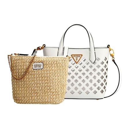 Guess, Bags Beige, Dames, Maat:ONE Size,Polyurethaan
